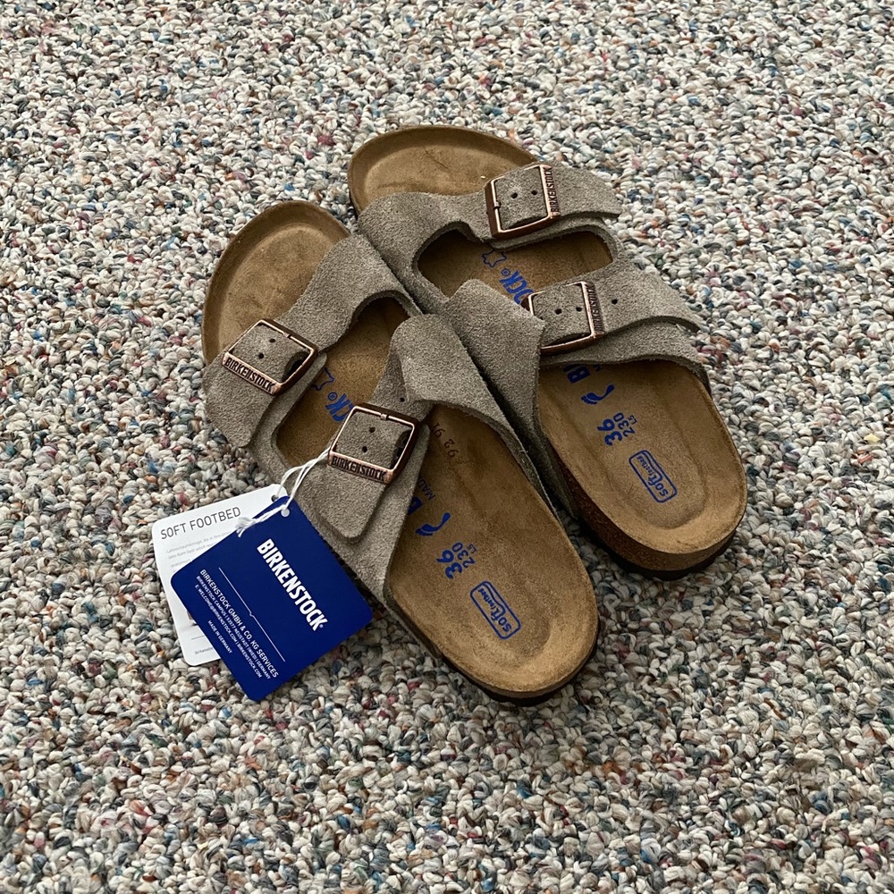Arizona Suede Birkenstock’s - Brand New